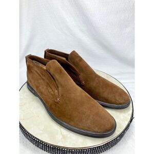 Peter Millar Excursionist Suede Chukka Boots Mens Size 12.5 Brown Slip On Shoes
